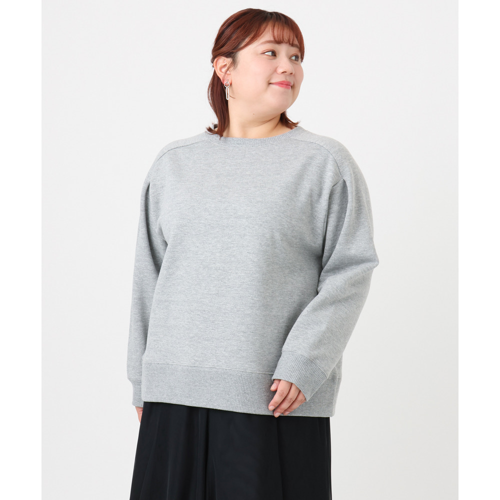 25年冬新作【大きいサイズ/a.v.v×eur3】ラメ裏毛スウェットプルオーバー10