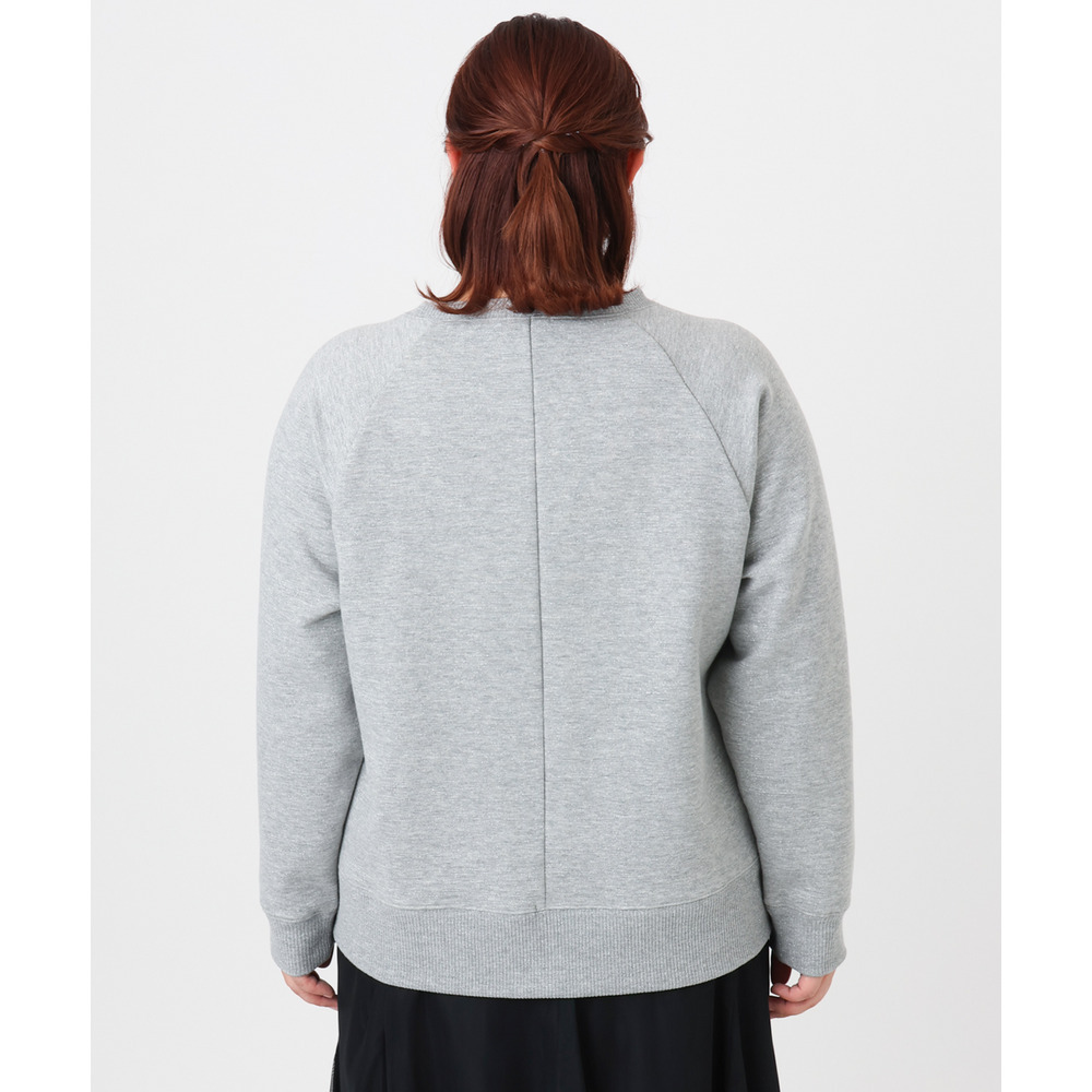 25年冬新作【大きいサイズ/a.v.v×eur3】ラメ裏毛スウェットプルオーバー14