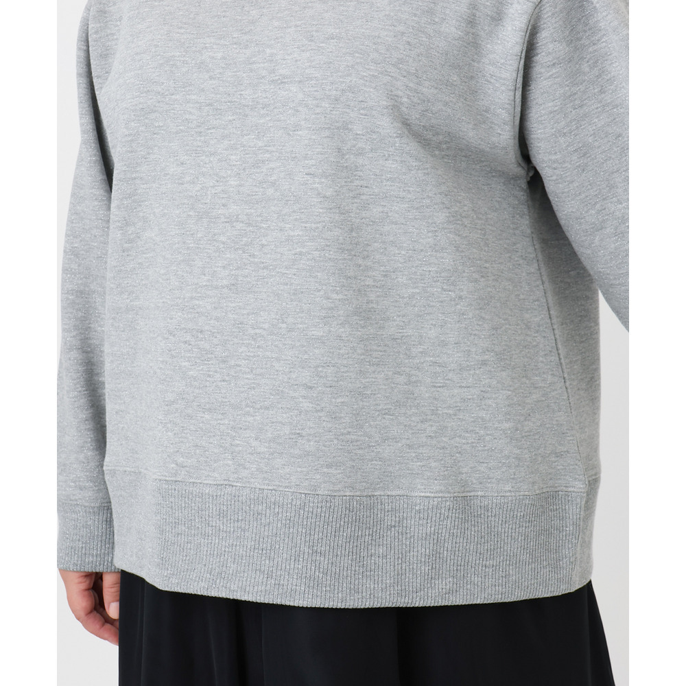 25年冬新作【大きいサイズ/a.v.v×eur3】ラメ裏毛スウェットプルオーバー18