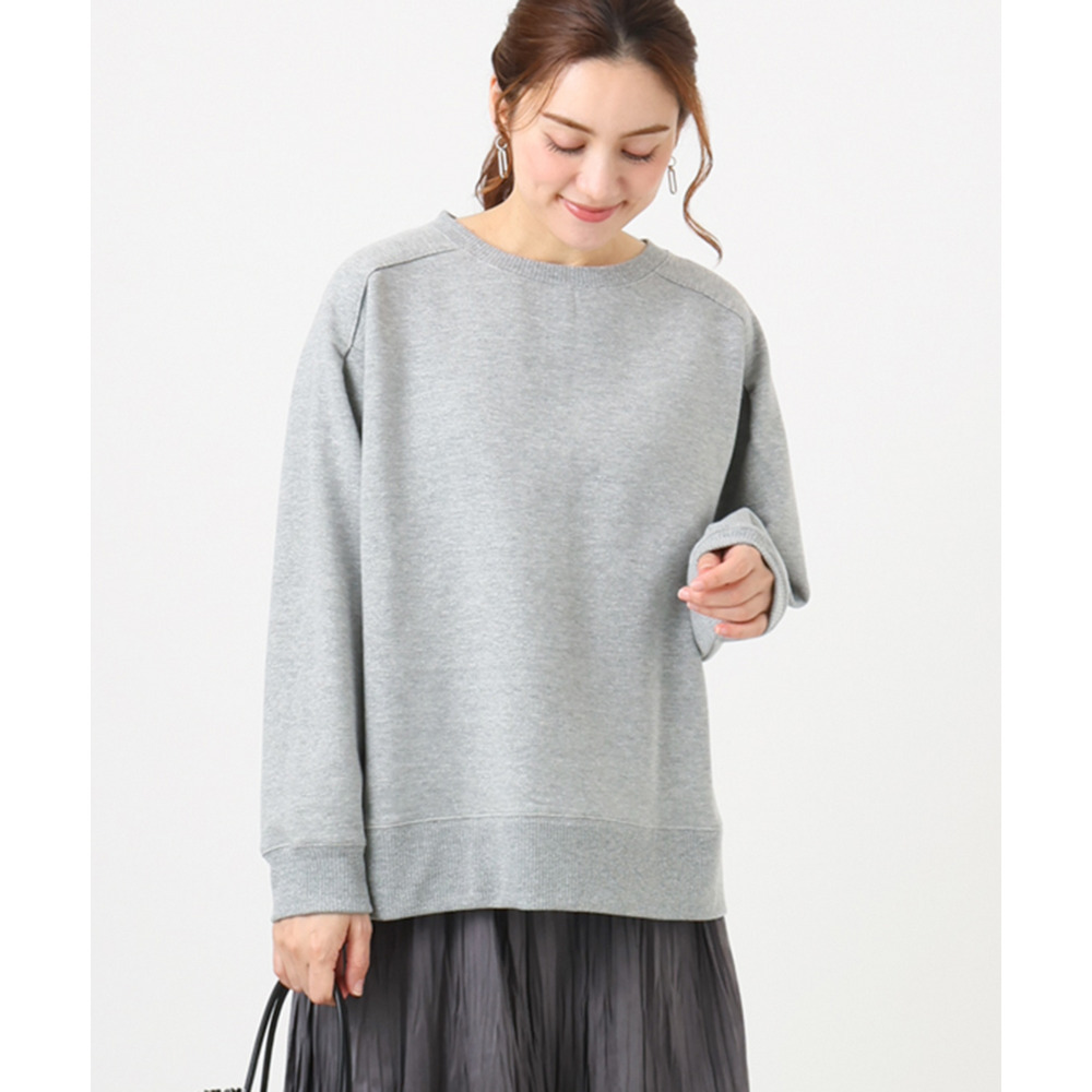 25年冬新作【大きいサイズ/a.v.v×eur3】ラメ裏毛スウェットプルオーバー1