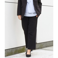 25年冬新作【大きいサイズ】Wクロスストレートパンツ