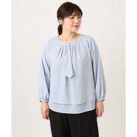 25年冬新作【大きいサイズ】マルチWAYブラウス