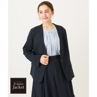 25年冬新作【大きいサイズ】Wクロスノーカラージャケット