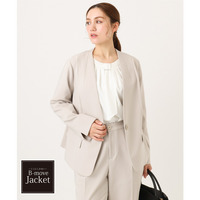 25年冬新作【大きいサイズ】Wクロスノーカラージャケット