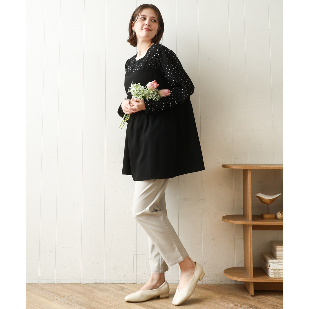 25年冬新作【大きいサイズ】ビスチェ風ドッキングトップス13