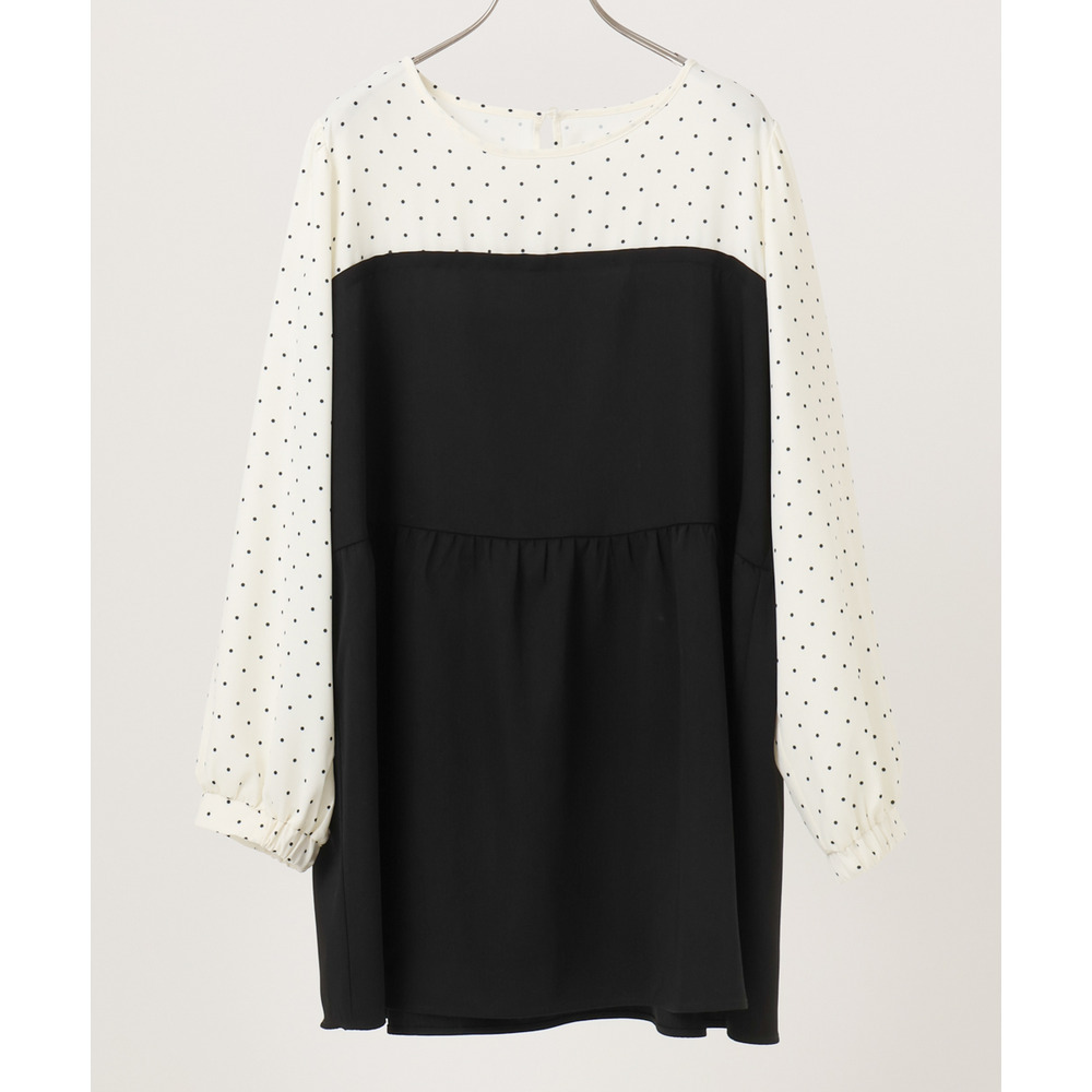 25年冬新作【大きいサイズ】ビスチェ風ドッキングトップス5