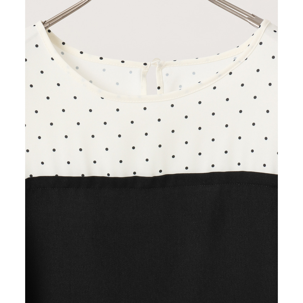 25年冬新作【大きいサイズ】ビスチェ風ドッキングトップス6