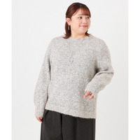 25年冬新作【大きいサイズ】ミックスヤーンニット