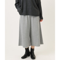 25年冬新作【大きいサイズ】ジャージーキュロットパンツ