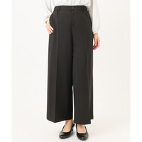 25年冬新作【大きいサイズ】Wクロスワイドパンツ