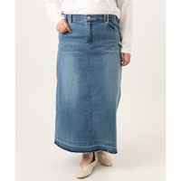 26年春新作【大きいサイズ】デニムタイトスカート