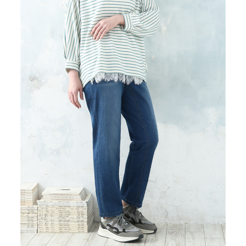 26年春新作【大きいサイズ】ゆるフィットデニム