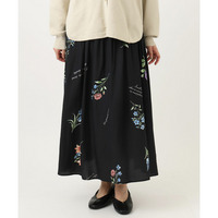 26年春新作【大きいサイズ】ボタニカルプリントスカート