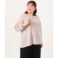 26年春新作【大きいサイズ】バックスリットプルオーバー