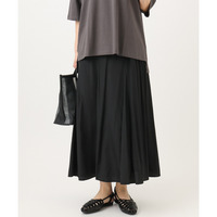 26年春新作【大きいサイズ】パネルフレアスカート