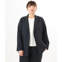 26年春新作【大きいサイズ/セットアップ対応】ストレッチテーラードジャケット