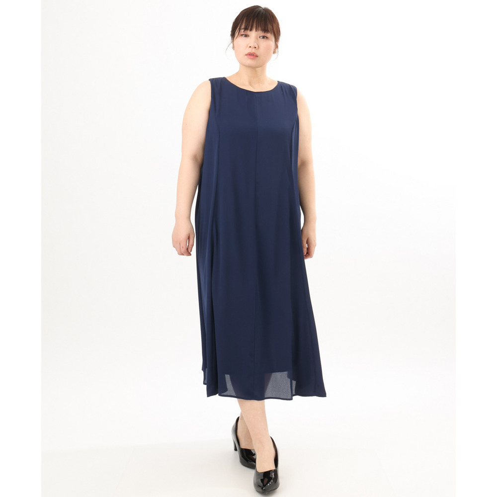 26年春新作【大きいサイズ】2wayレースボレロセットワンピース18