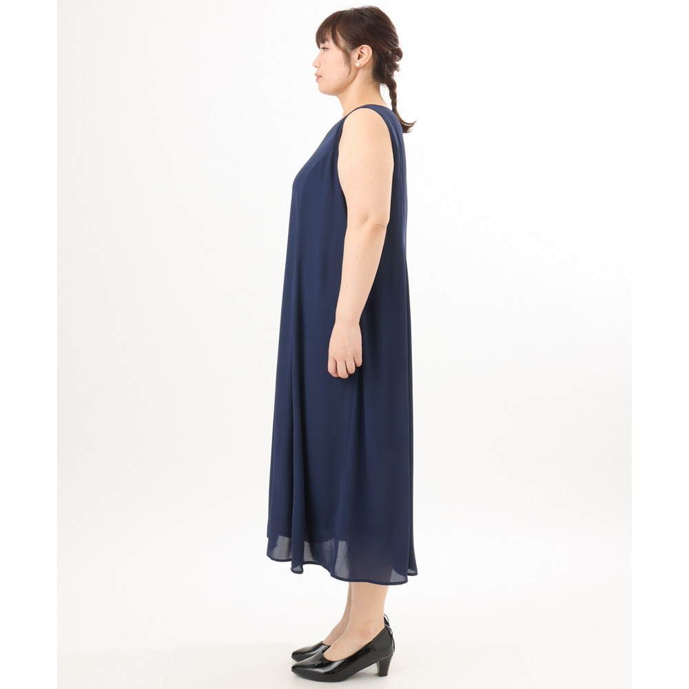 26年春新作【大きいサイズ】2wayレースボレロセットワンピース19