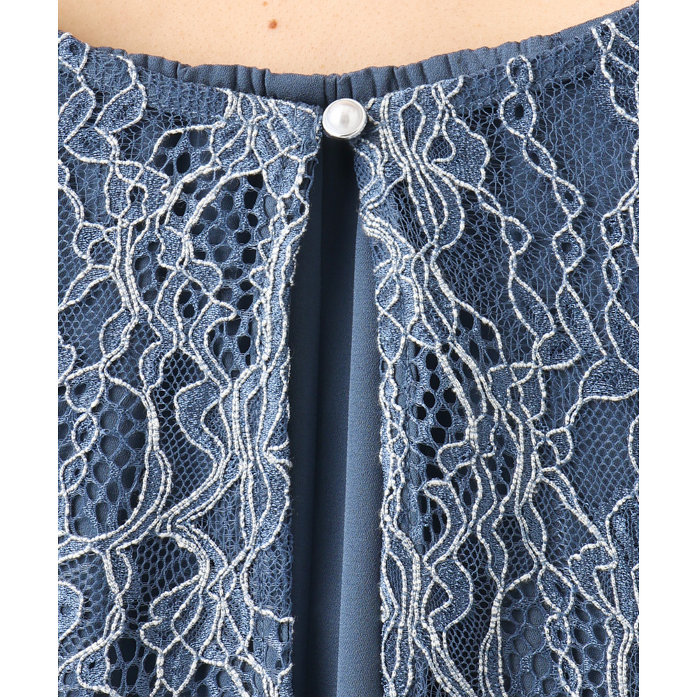 26年春新作【大きいサイズ】2wayレースボレロセットワンピース6