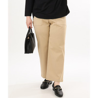 26年春新作【大きいサイズ】ストレッチベイカーパンツ