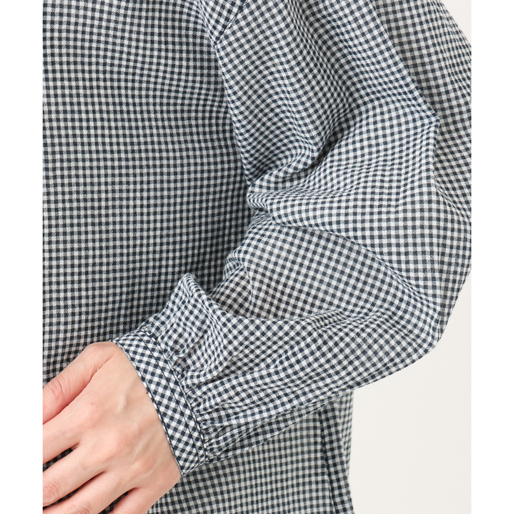 26年春新作【大きいサイズ】バンドカラーコットンブラウス19