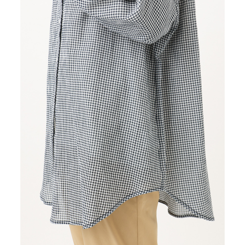 26年春新作【大きいサイズ】バンドカラーコットンブラウス20