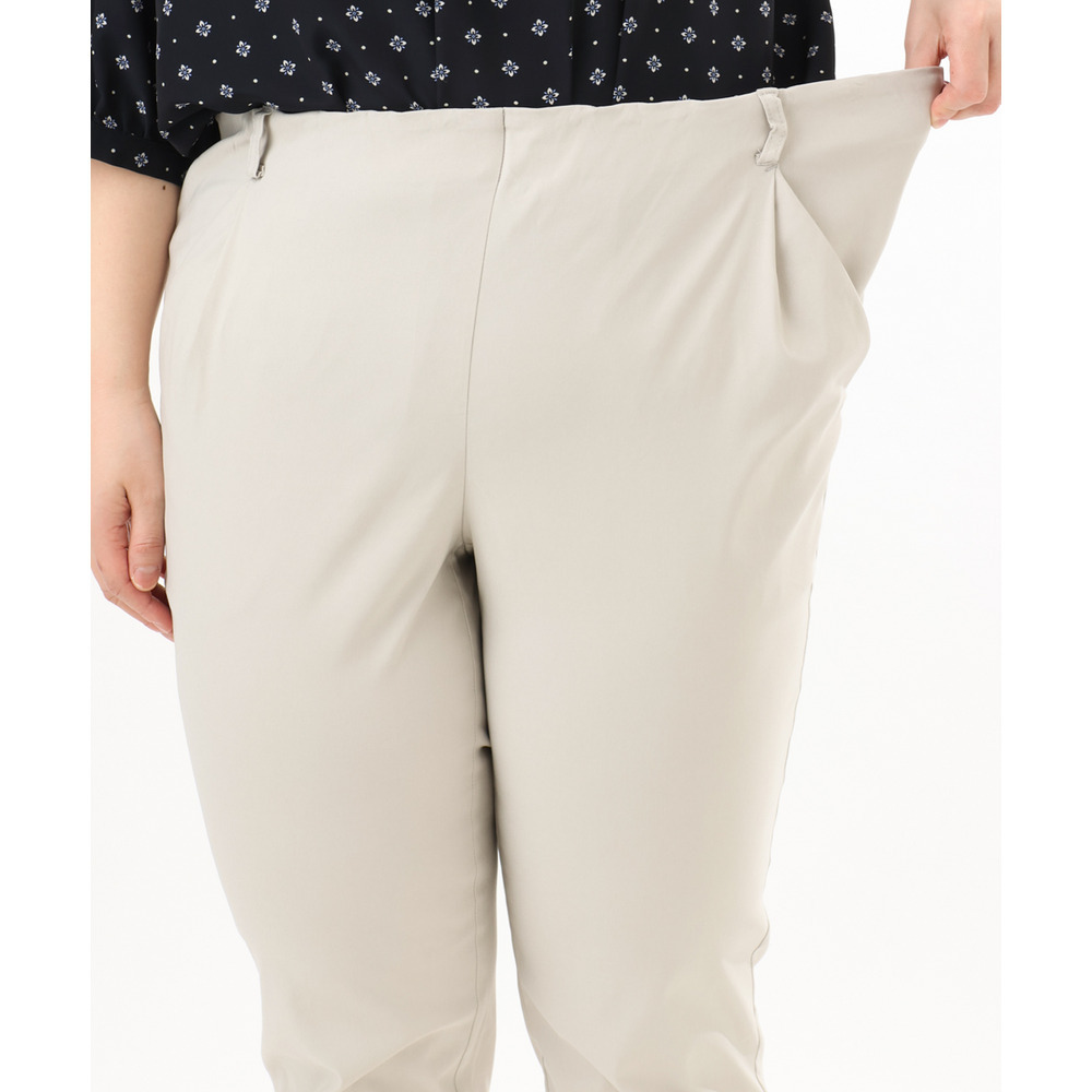 26年春新作【シリーズ累計販売2万枚!/大きいサイズ】さらさらストレッチカットレングステーパードパンツ19