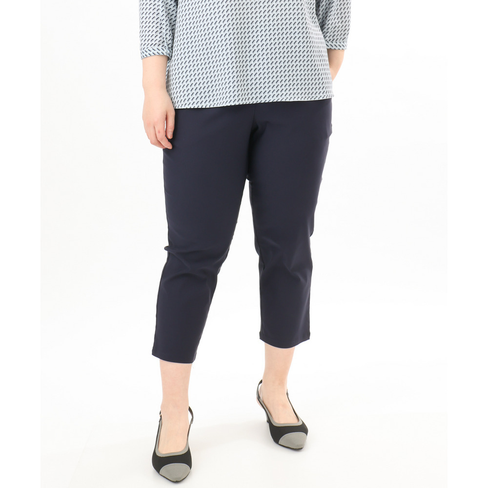 26年春新作【シリーズ累計販売2万枚!/大きいサイズ】さらさらストレッチカットレングステーパードパンツ3