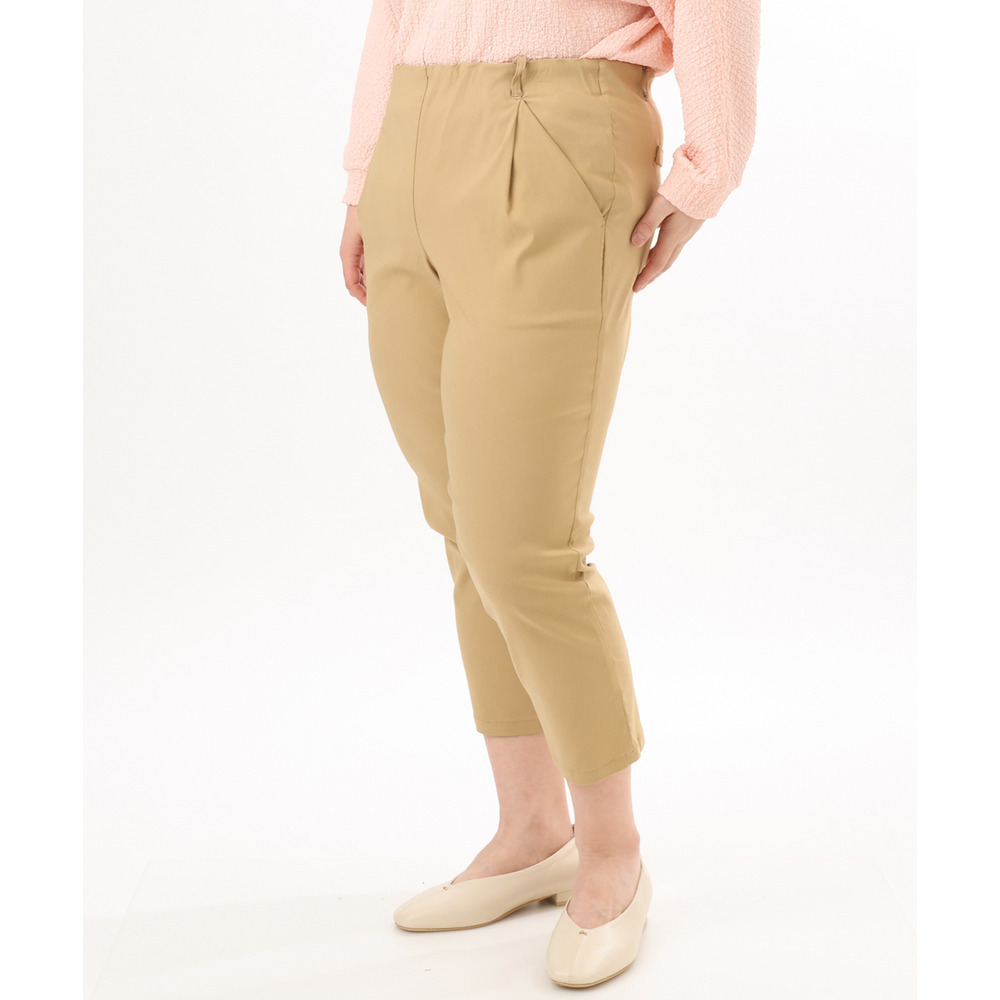 26年春新作【シリーズ累計販売2万枚!/大きいサイズ】さらさらストレッチカットレングステーパードパンツ8