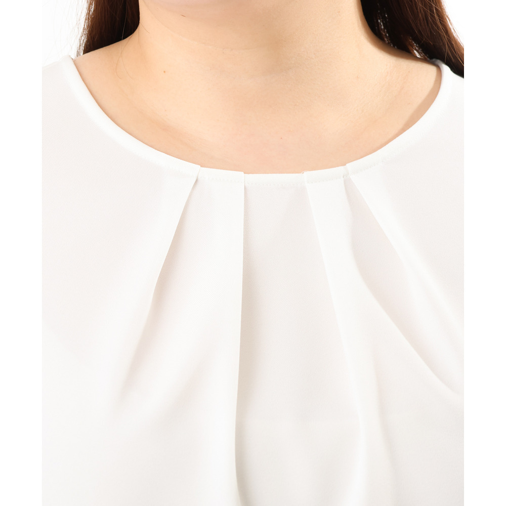 26年春新作【大きいサイズ】フレアハーフスリーブブラウス15