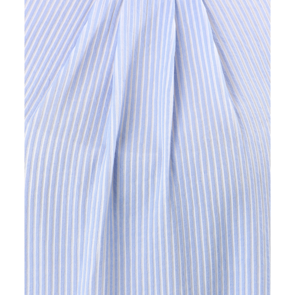 26年春新作【大きいサイズ】シャンブレーストライププカットソー15