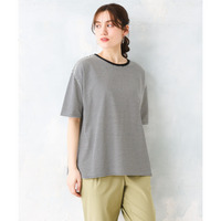 26年春新作【大きいサイズ】ボーダーTシャツ
