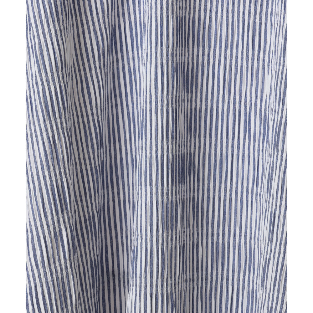 26年春新作【大きいサイズ】ドロップショルダーストライプワンピース6