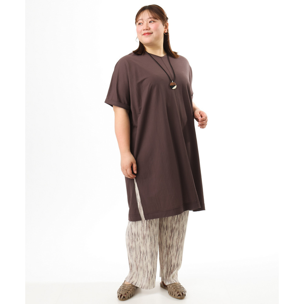 26年春新作【大きいサイズ/接触冷感】ボクシーシルエットチュニック14