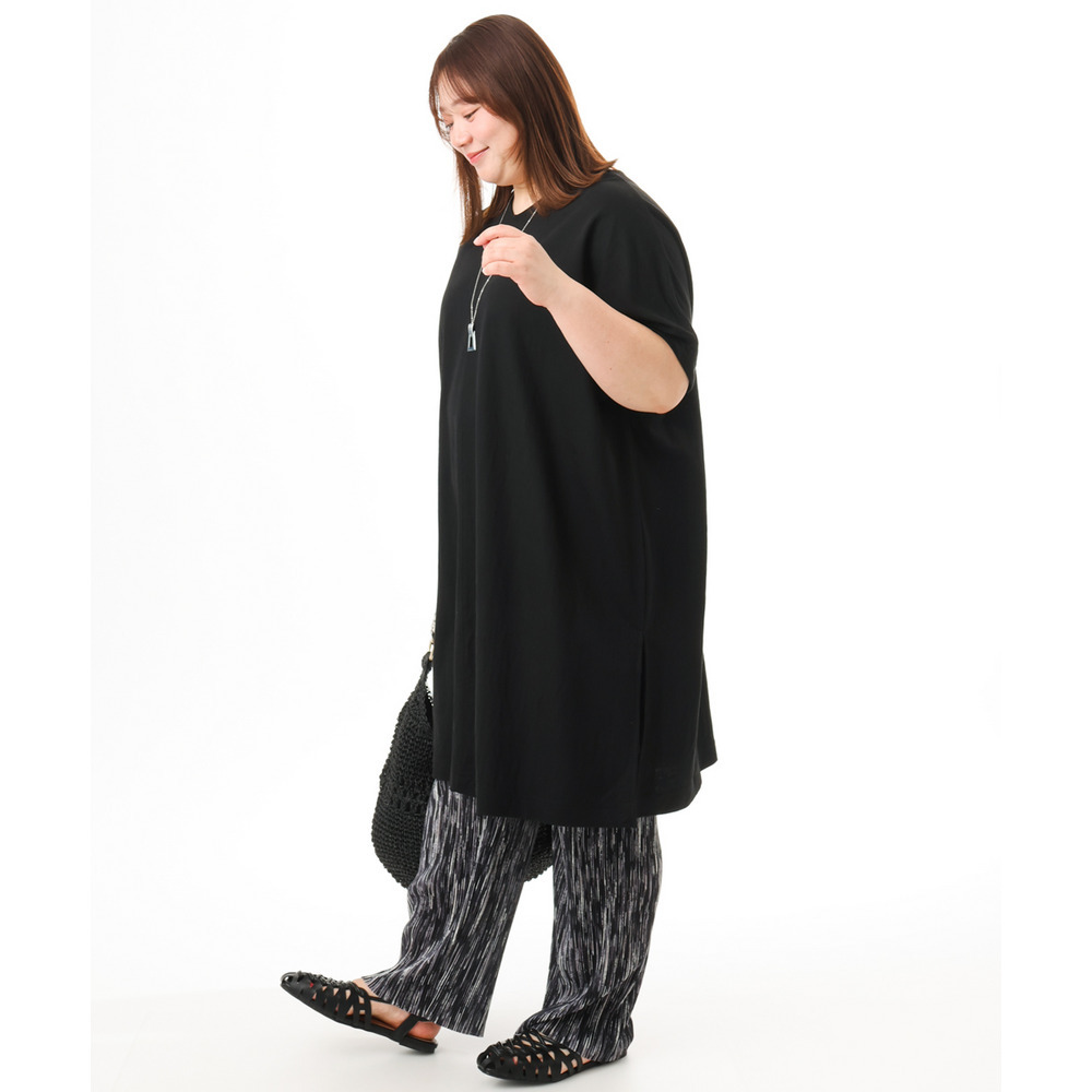 26年春新作【大きいサイズ/接触冷感】ボクシーシルエットチュニック20