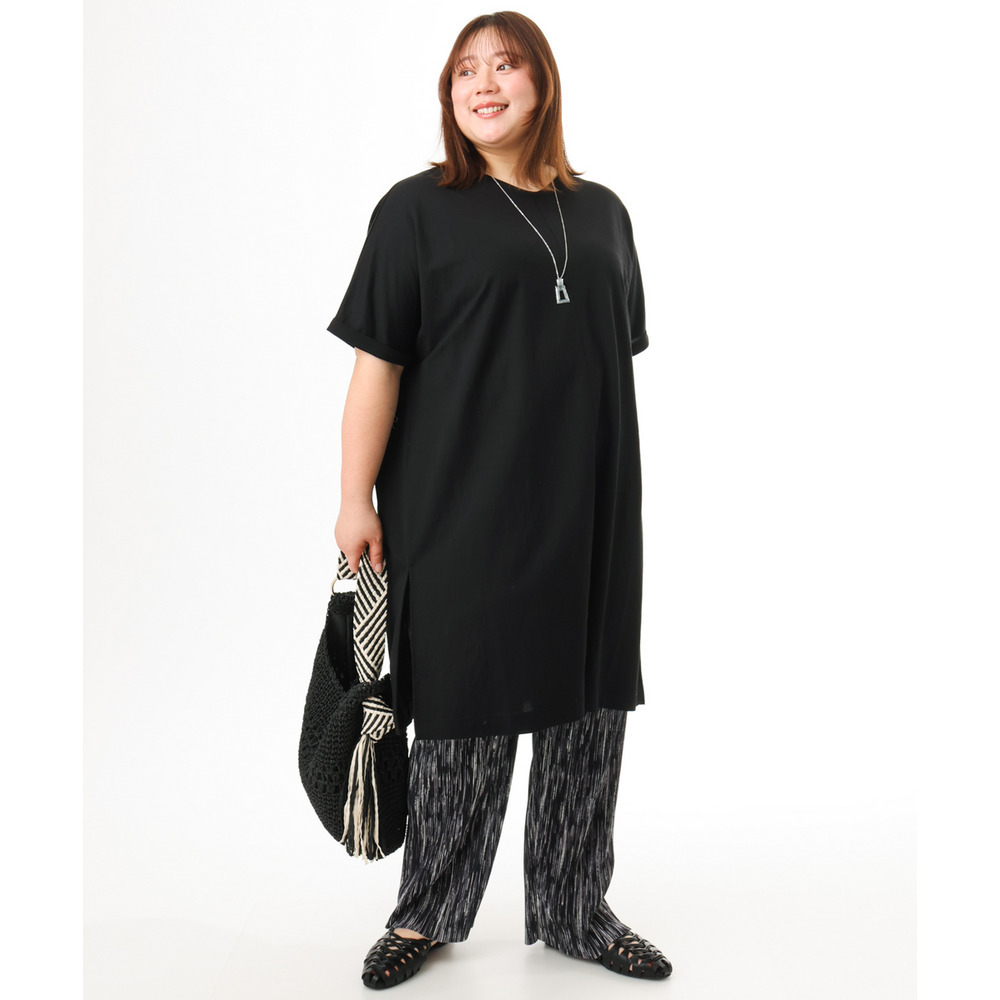 26年春新作【大きいサイズ/接触冷感】ボクシーシルエットチュニック21