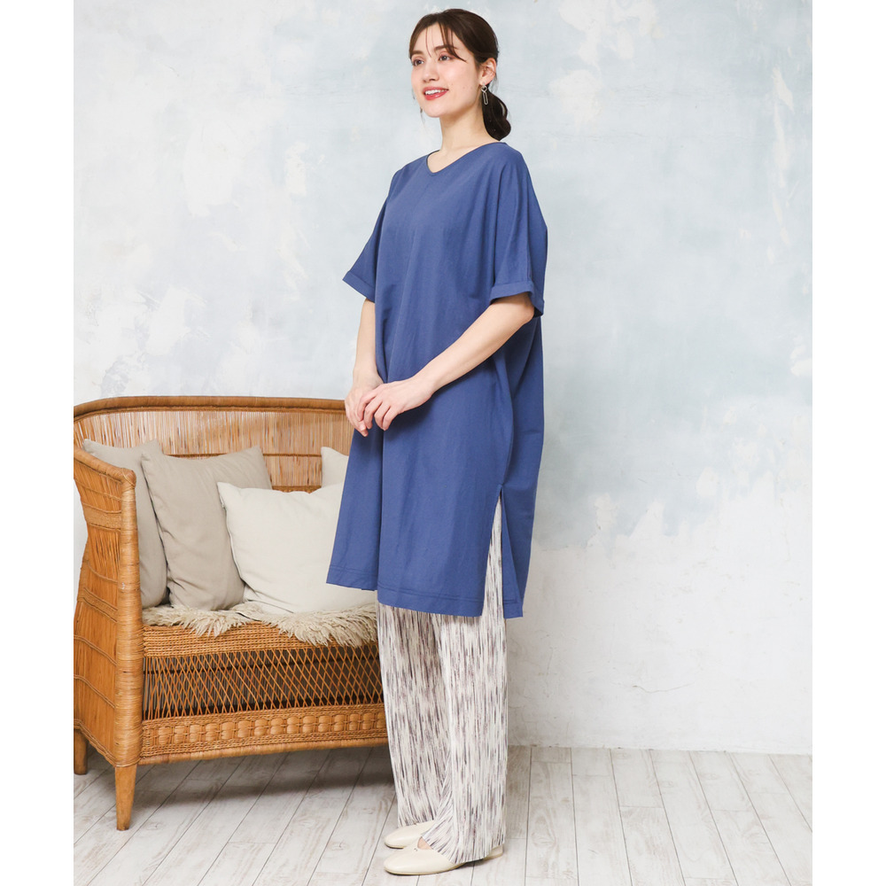 26年春新作【大きいサイズ/接触冷感】ボクシーシルエットチュニック4