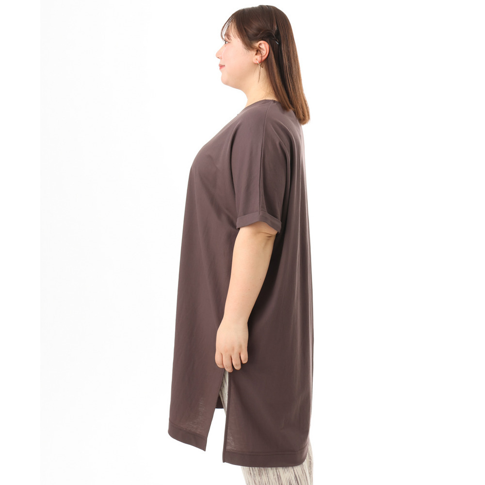 26年春新作【大きいサイズ/接触冷感】ボクシーシルエットチュニック7