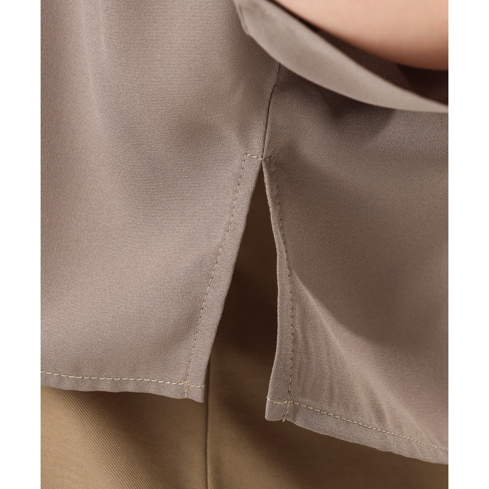 26年春新作【大きいサイズ/接触冷感】ケープデザインカットソー19