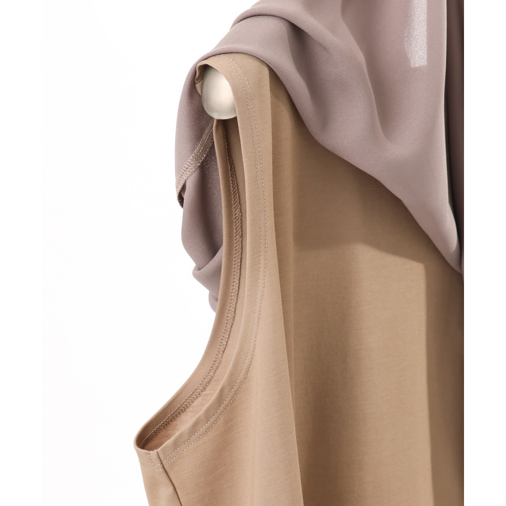 26年春新作【大きいサイズ/接触冷感】ケープデザインカットソー20