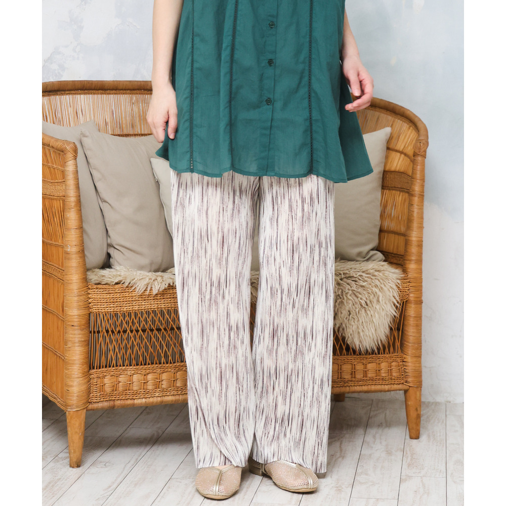 26年春新作【大きいサイズ/セルフカット可】プリーツパンツ1