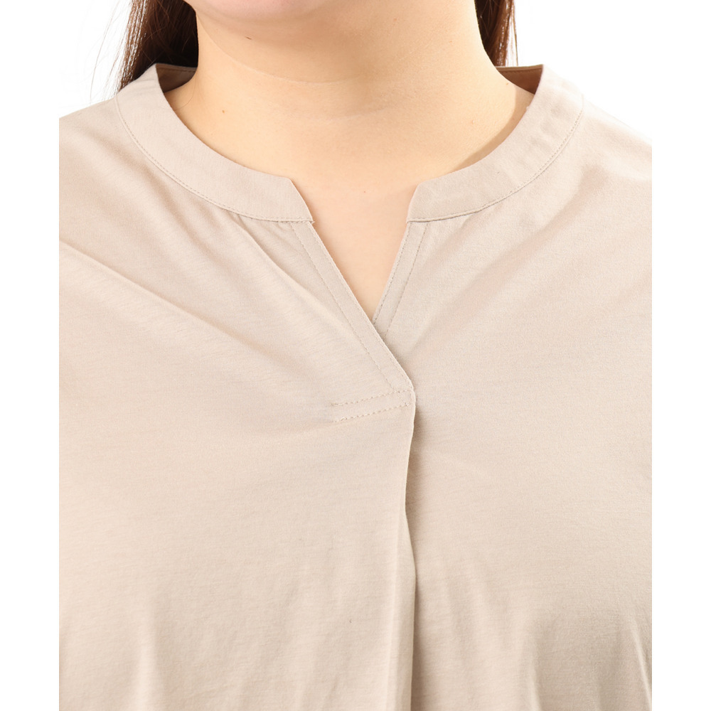 26年春新作【大きいサイズ】シア―スリーブカットソー10