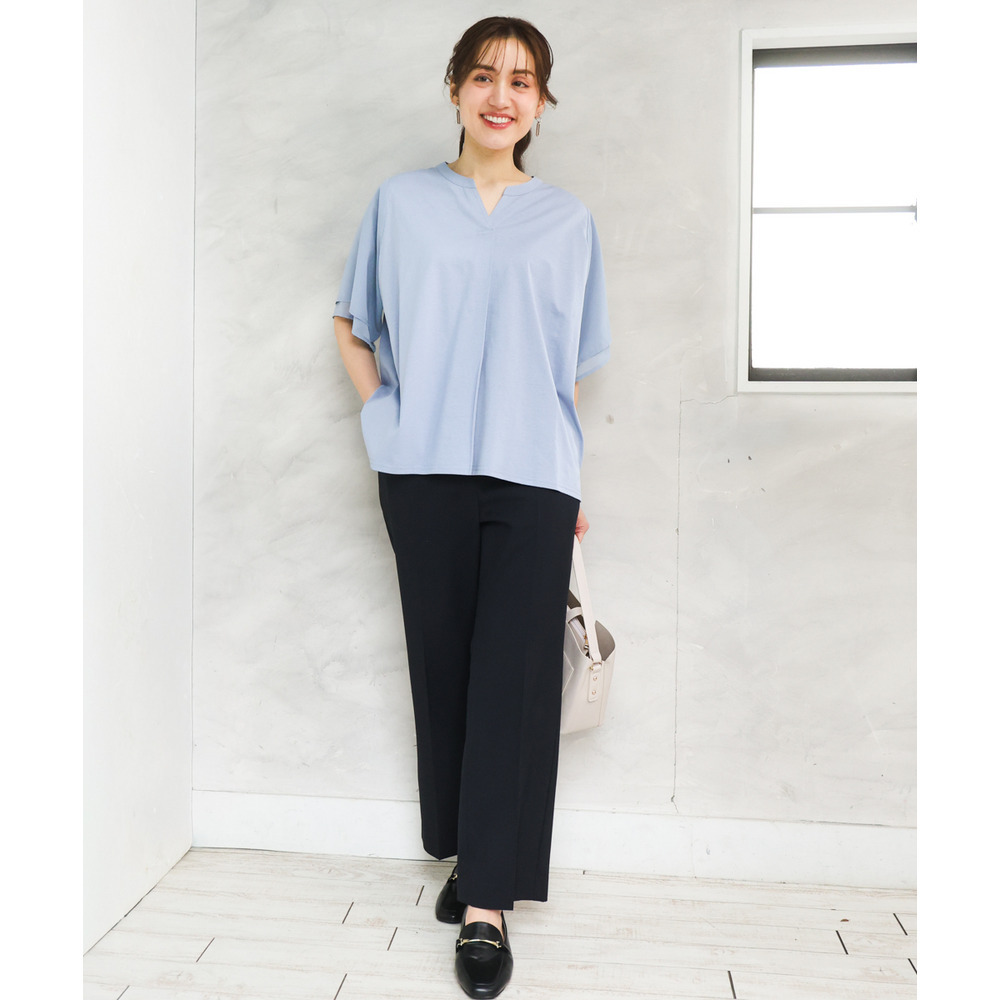 26年春新作【大きいサイズ】シア―スリーブカットソー4