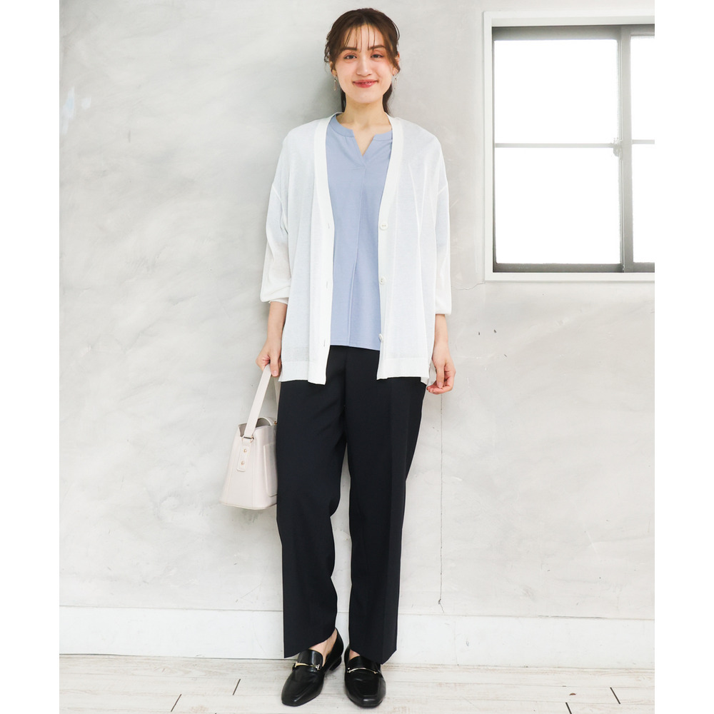 26年春新作【大きいサイズ】シア―スリーブカットソー5