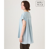 26年夏新作【大きいサイズ/a.v.v×eur3】バックプリーツトップス