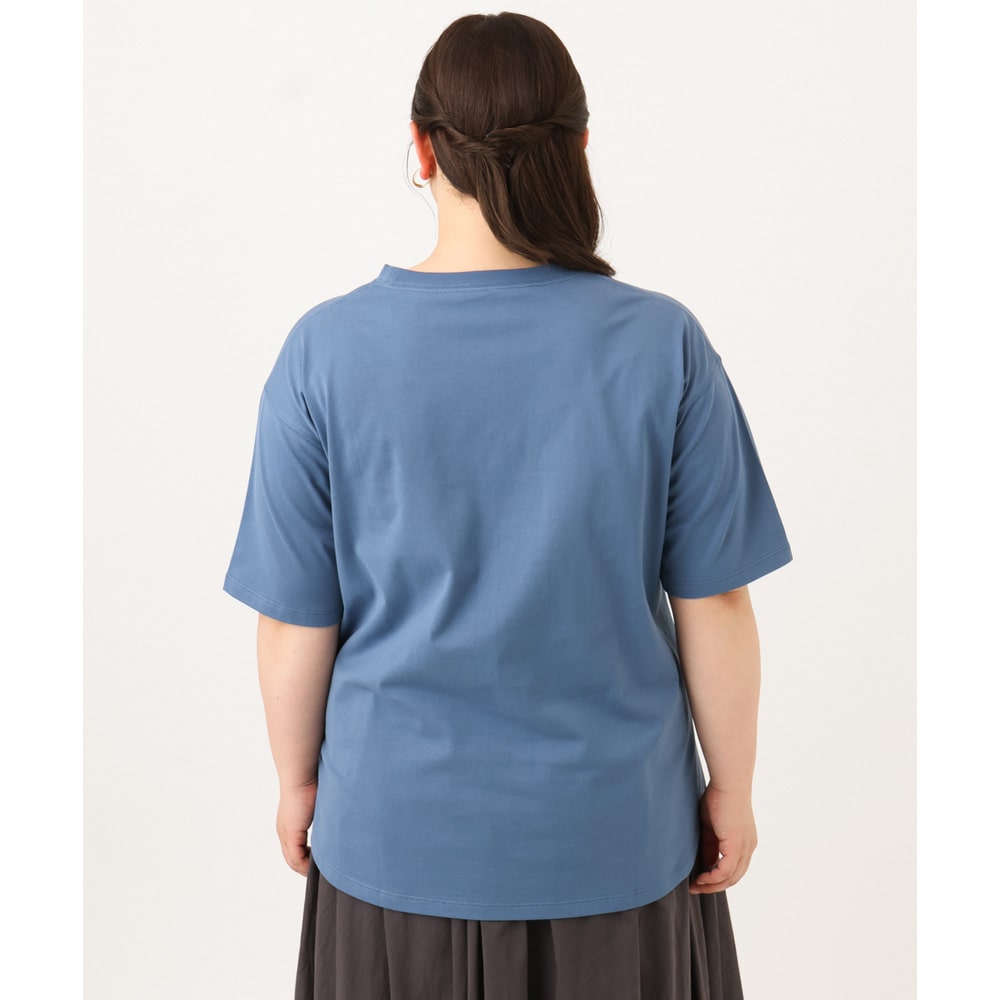 26年夏新作【大きいサイズ/UVカット/接触冷感】ドロップショルダーロゴTシャツ3