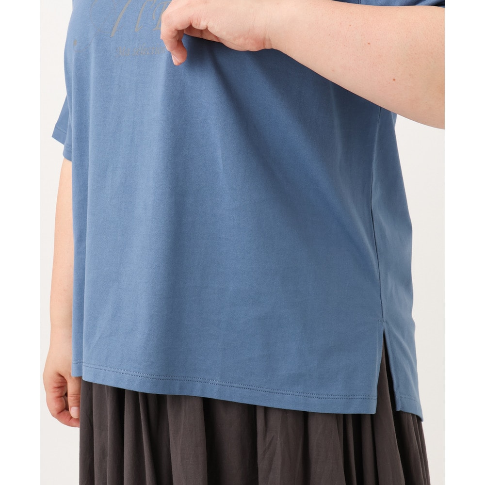 26年夏新作【大きいサイズ/UVカット/接触冷感】ドロップショルダーロゴTシャツ6