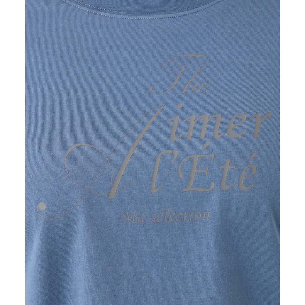 26年夏新作【大きいサイズ/UVカット/接触冷感】ドロップショルダーロゴTシャツ7