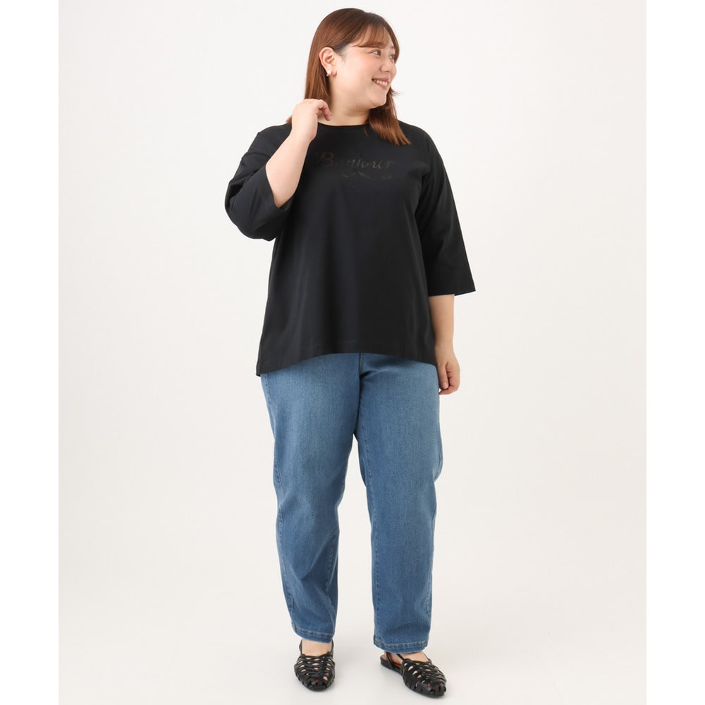 26年夏新作【大きいサイズ】ドロップショルダーロゴTシャツ16