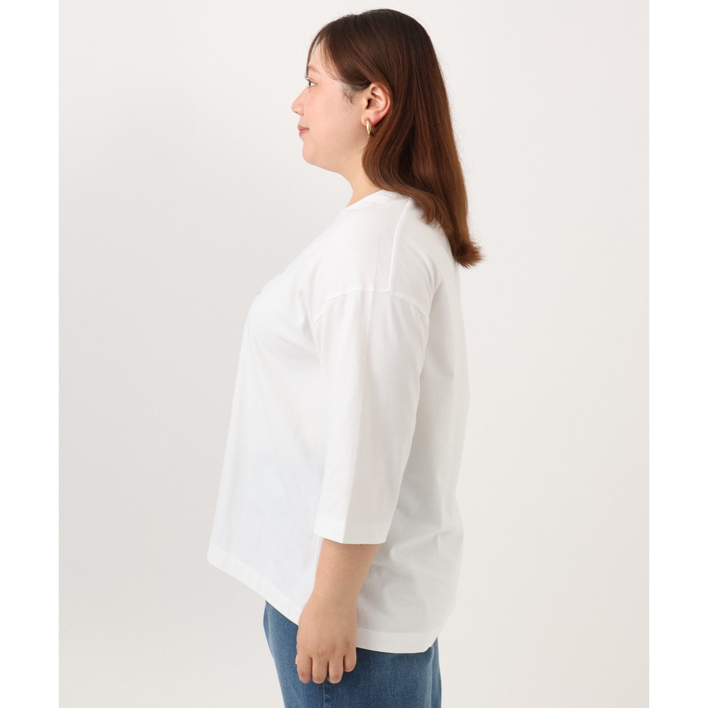 26年夏新作【大きいサイズ】ドロップショルダーロゴTシャツ8